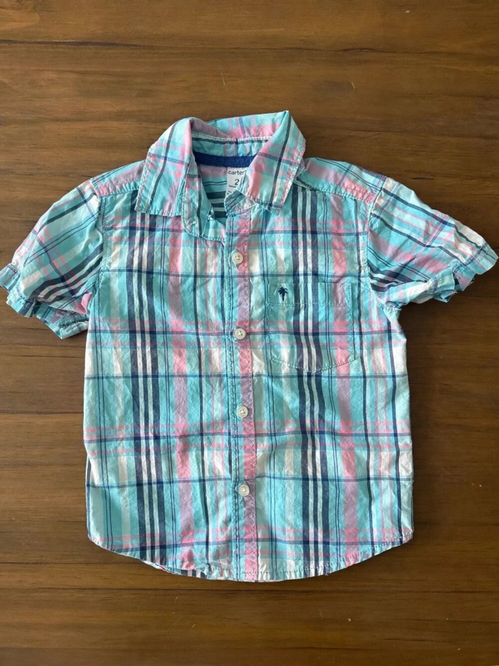 Carter's Toddler Boy Plaid Button-Up Shirt